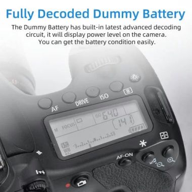 Pin ảo Dummy Kingma NP-FW50 + Adapter